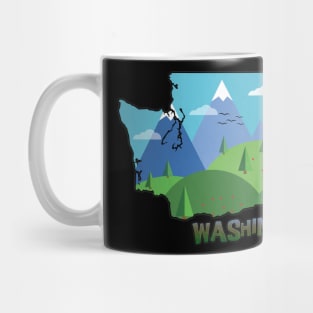 Washington State Outline Mug